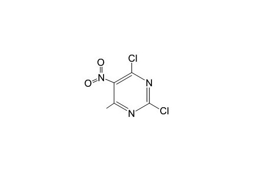 2,4-二氯-5-硝基-6-甲基嘧啶(图1)